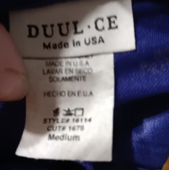 Graduation Sweet Sixteen Blue Party Dress M - Picture 4 of 4